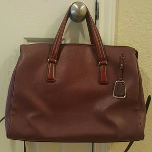 Tumi Brief with strap. Beautiful work bag.